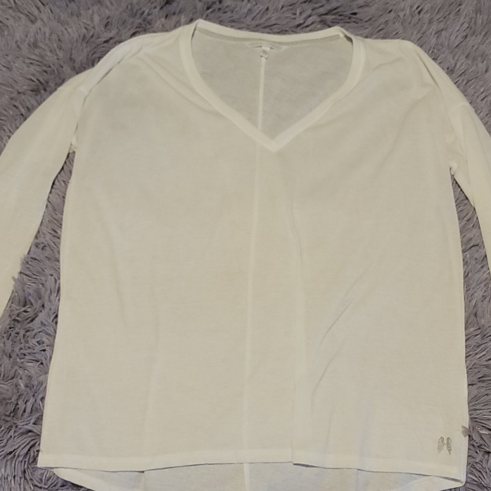 Pink long sleeve lightweight tee